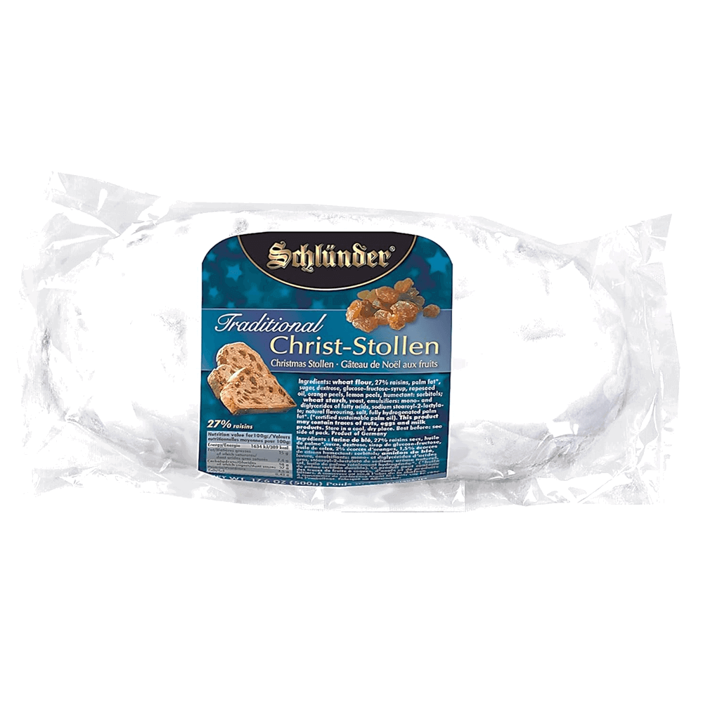 Schlunder Traditional Christmas Stollen Cake 500g